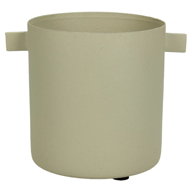 Planter Iron Ivory 11.5x8.5x8.5cm