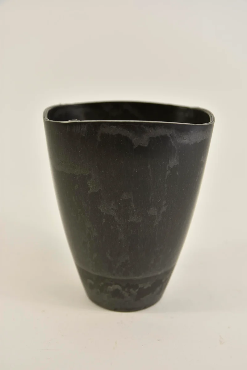 Orchideepot grijs klein 11x11x14cm