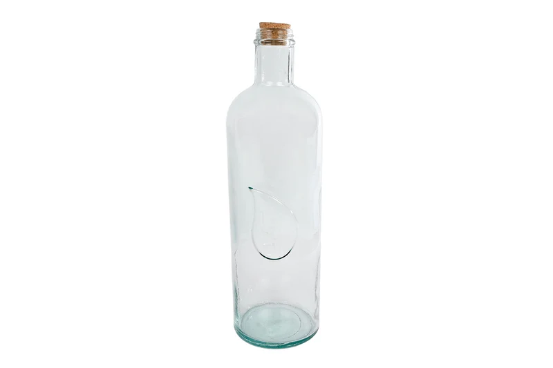 Vaas "Aqua Nature 1,6l" L helder glas 10x10x33cm