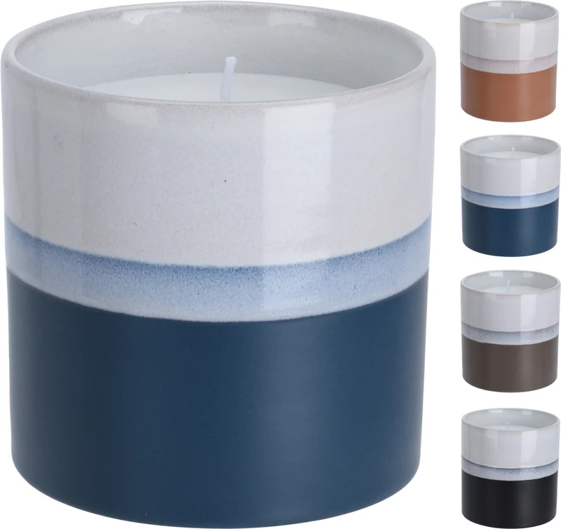 KAARS IN POT D10 H10CM 4 KLEUREN ASSORTIE