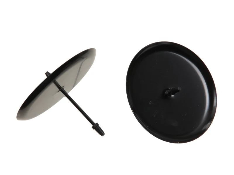 pb. 4 candle holders/pick black 60 mm