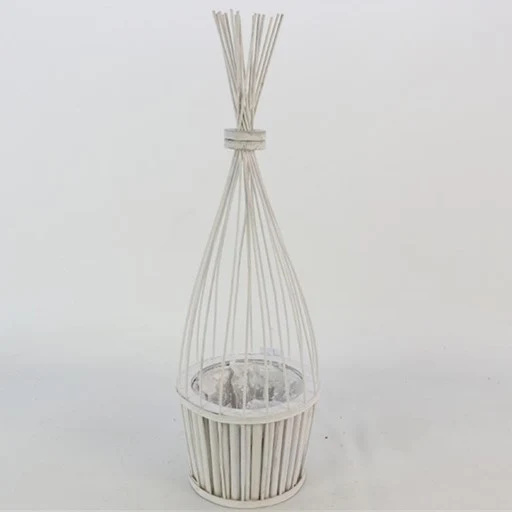Plantenbak Shove Cane white wash 58 cm