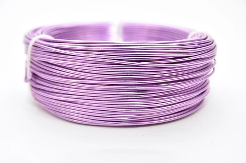 Aluminiumdraad lavender 2mm 60mtr 500gr