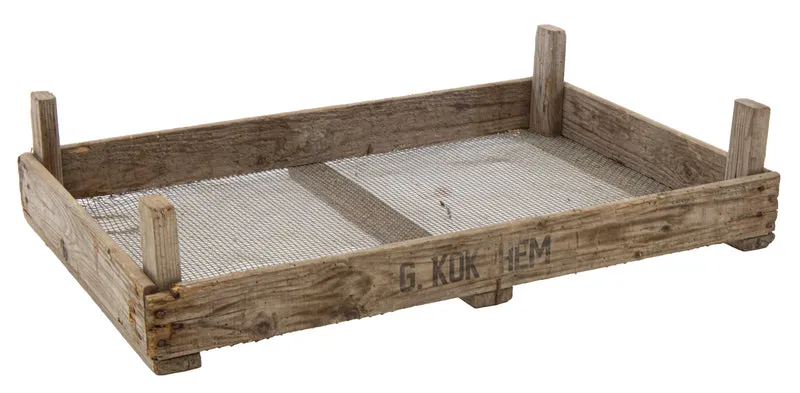 Mesh Box Natural L75W50H16