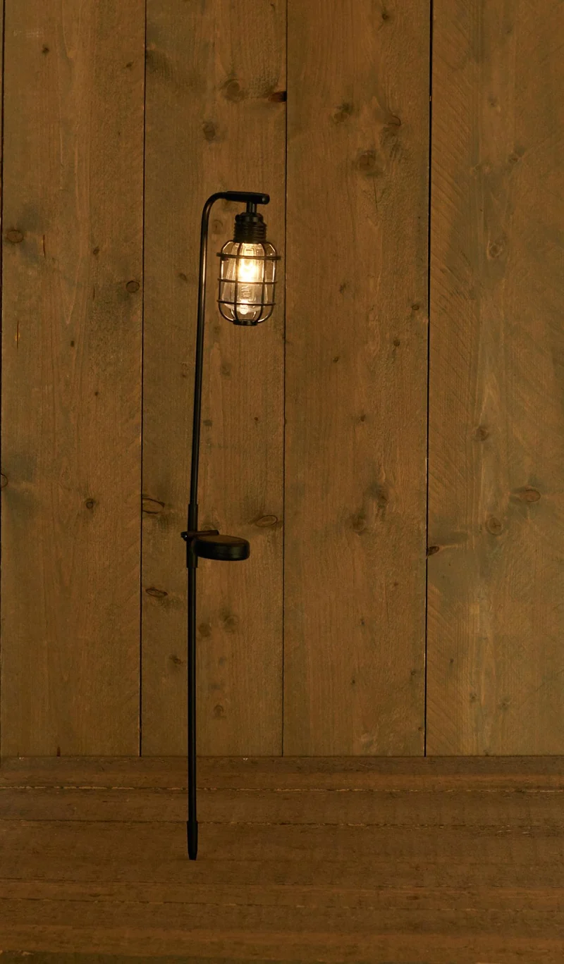 SOLAR FILAMENT LOOPLAMP OP STEKER 80CM KUNSTSTOF