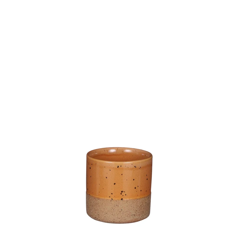 Lago pot rond bruin - h7,5xd7,5cm