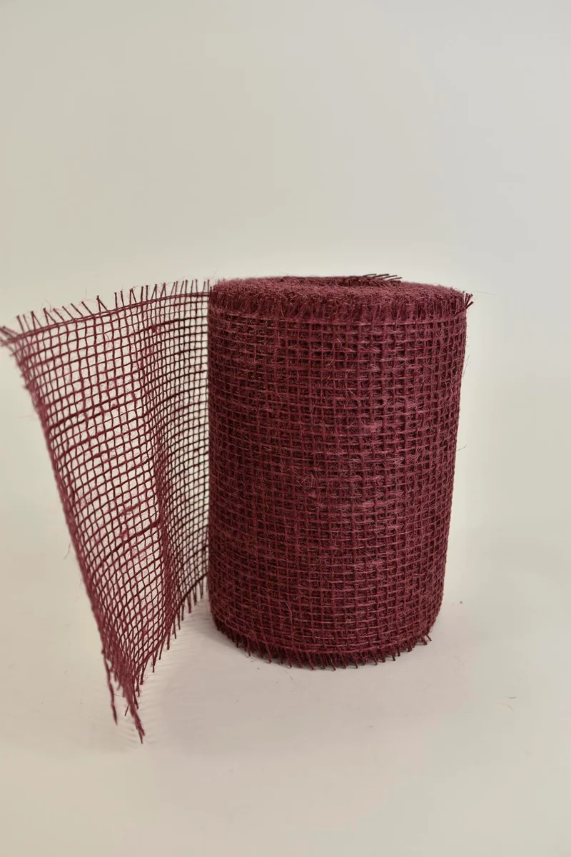 Rol jute 15cm 10mtr Raspberry