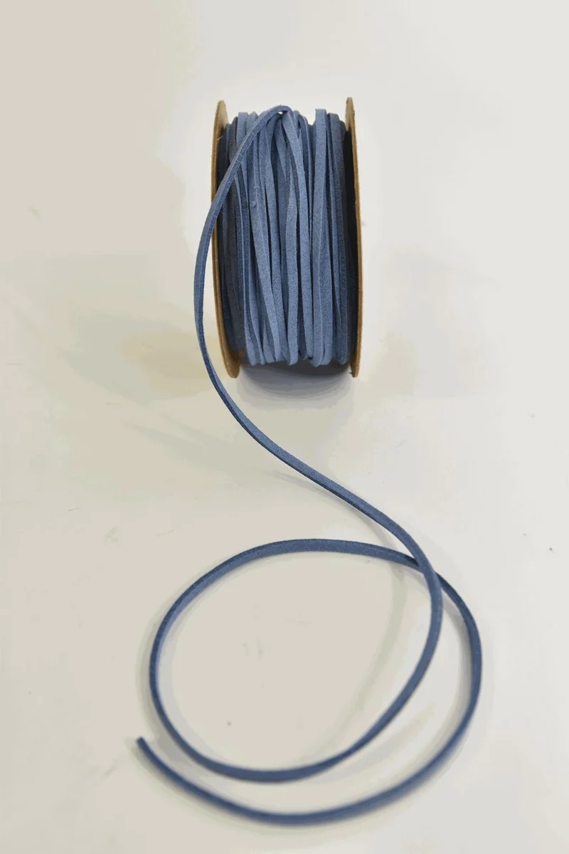 Leerkoord 3mm 20mtr donker blauw