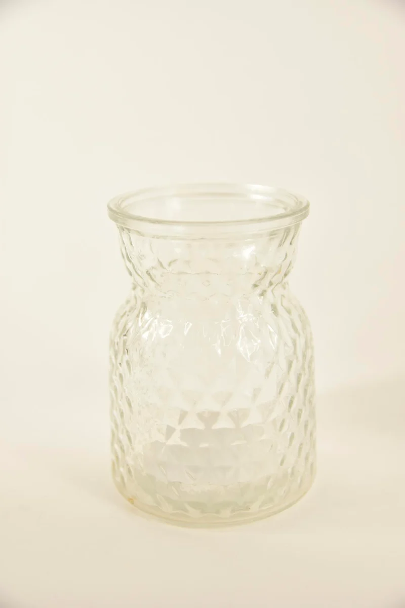 Glasvaas ''Jelle'' D7,5 H10cm helder