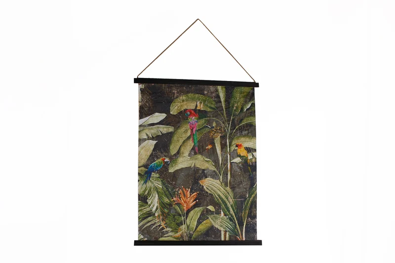 Wandversiering "jungle" 65x85x2cm