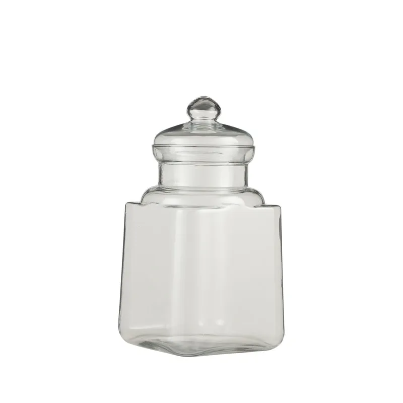 Ula voorraadpot glas - h29xd19cm