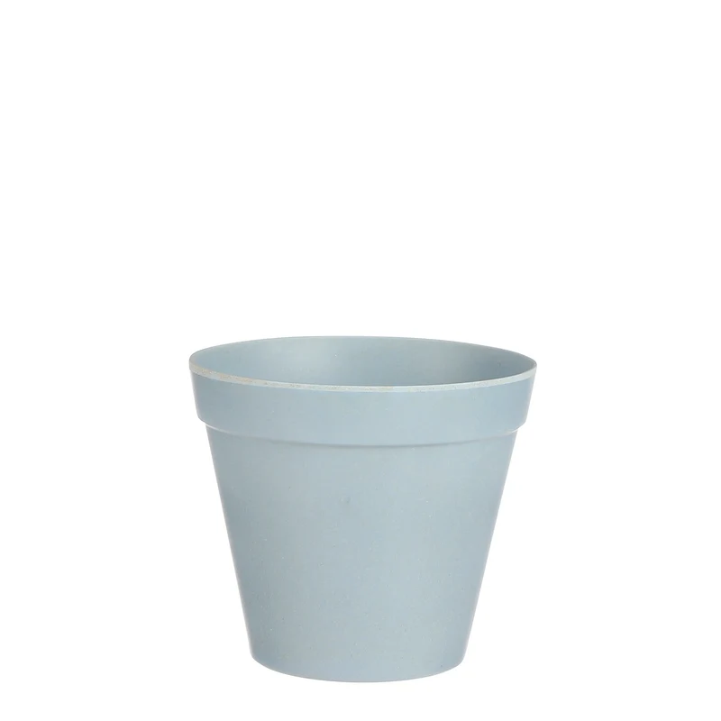 Orion pot rond l.blauw - h13,5xd15cm