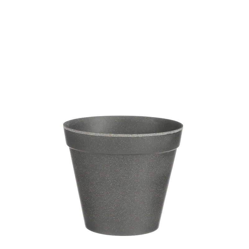 Orion pot rond d.grijs - h13,5xd15cm