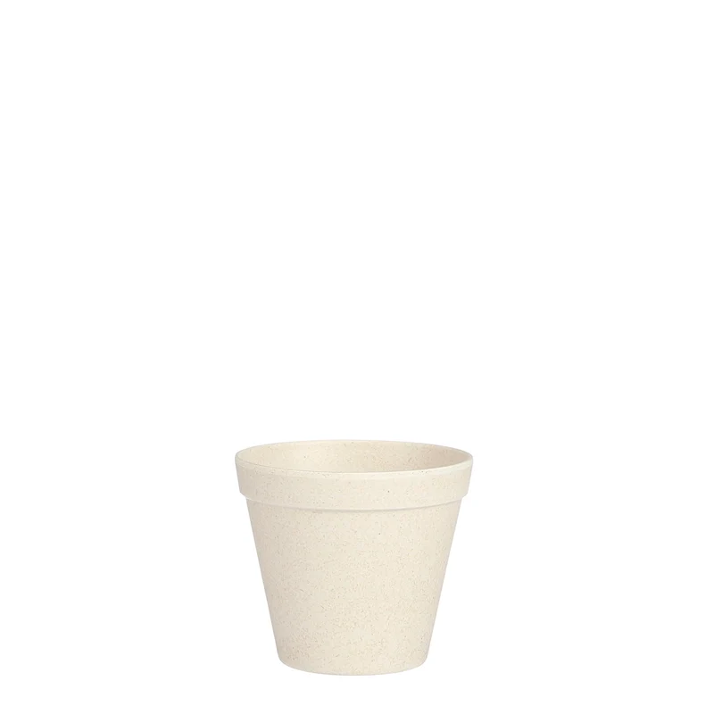 Orion pot rond creme - h9,5xd11cm