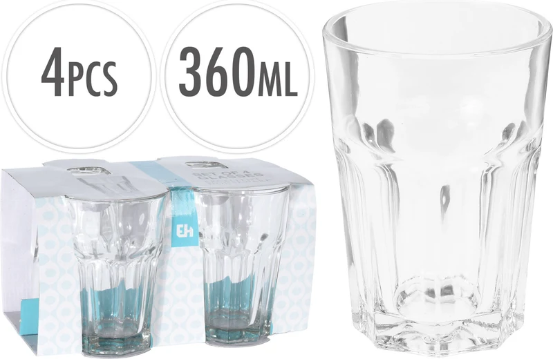 DRINKGLAZENSET 4STS 360ML