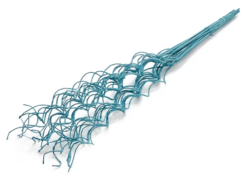 Willow spiral 90cm frosted azure 25pcs