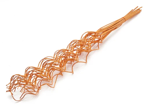 Willow spiral 90cm frosted salmon 25pcs