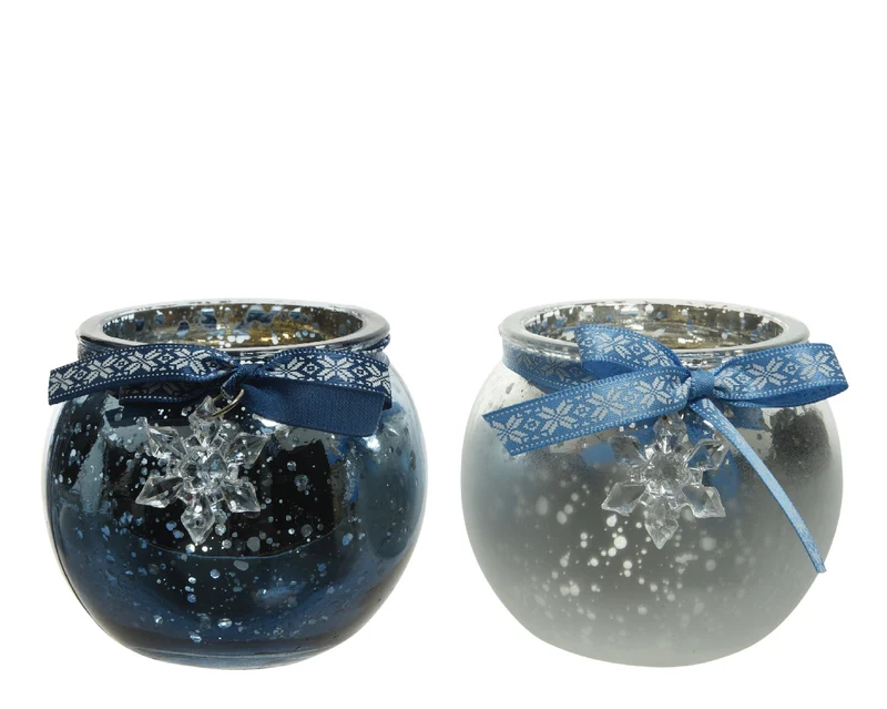 gl tlighth ant w snowflake 2col assorted dia8x7cm