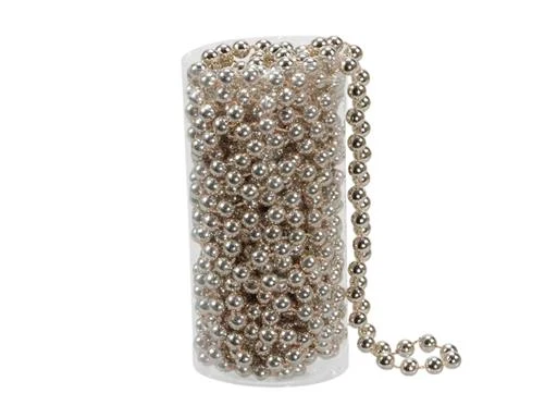 tube beadgarland 8 mm champagne 8 meter
