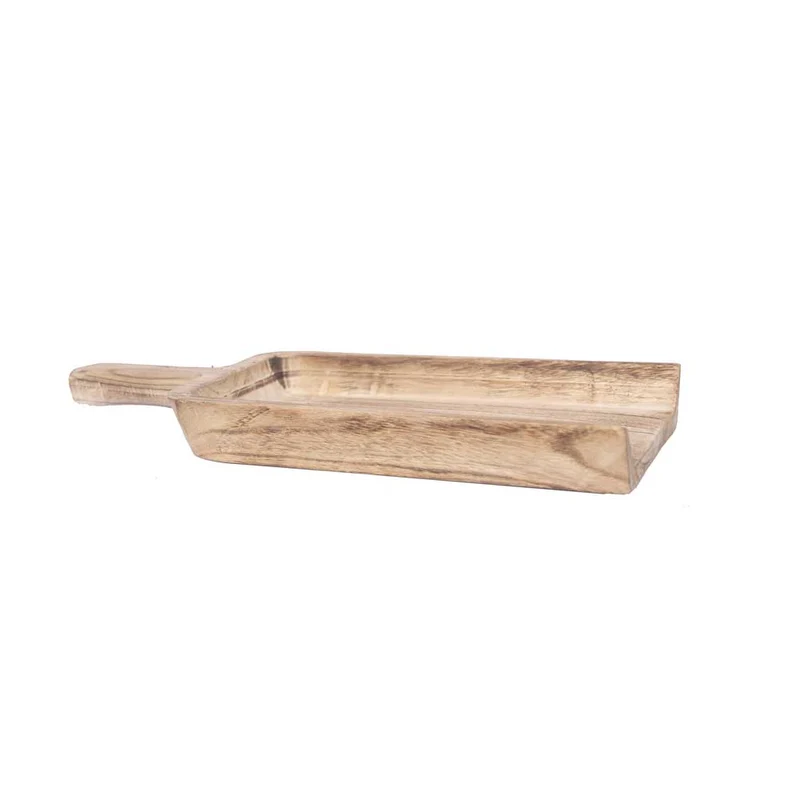 Scoop Borgar Wood 47x20x5cm Natural