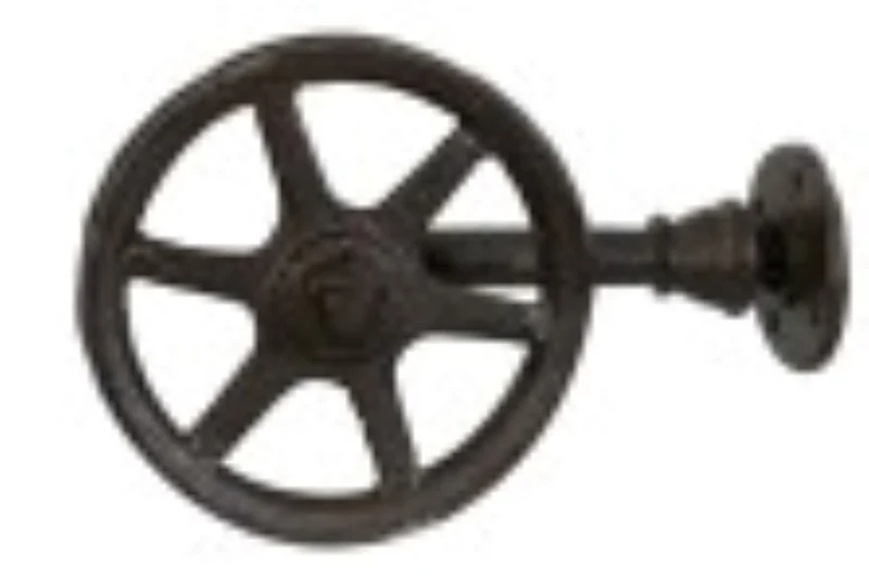 Hanger pulley iron 10x20.3x12.3cm Brown