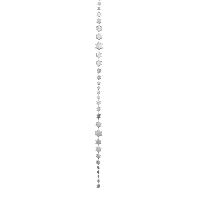 Slinger ster zilver - l180xb3xh1cm
