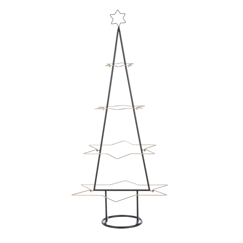 Felipe decoratie hanger boom goud - l63,5xb55,5xh127cm