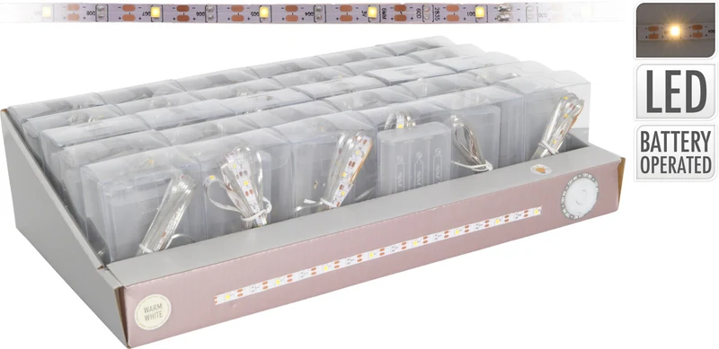 LEDSTRIP 3MTR 90LED WW BO 3xAA