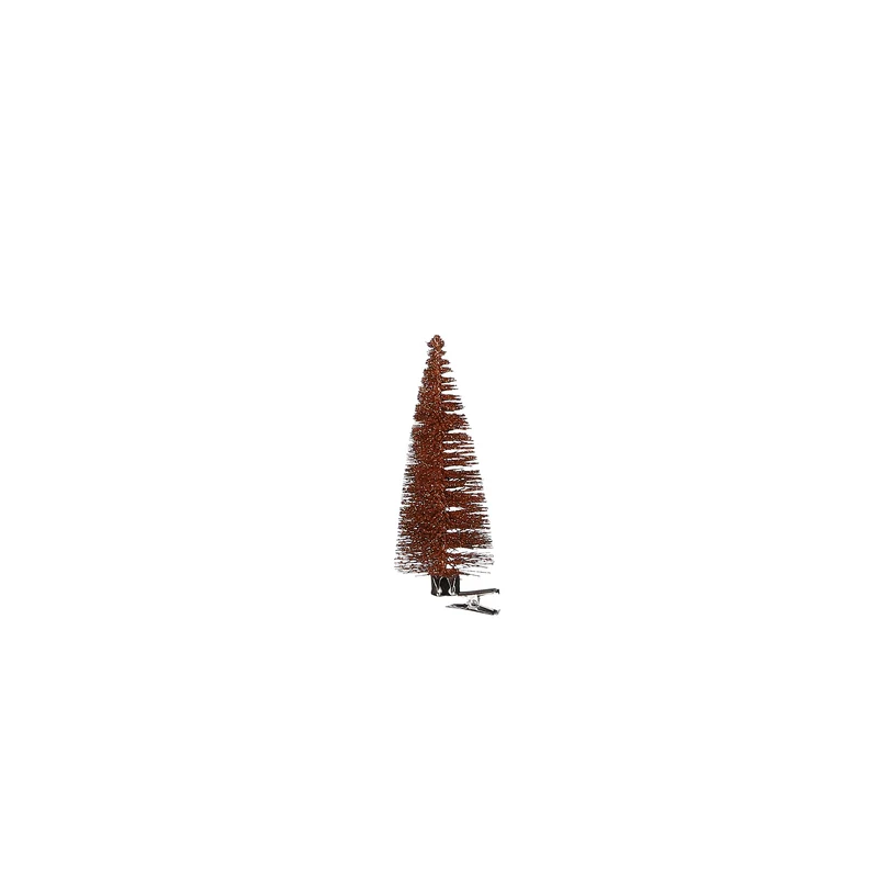 Clip boom oranje 6 stuks - h13xd5cm
