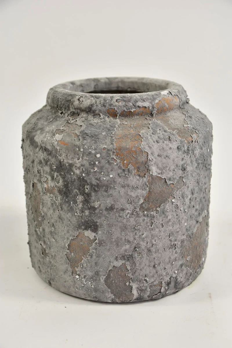 Pot ''Raw'' 22x22x22cm Grey