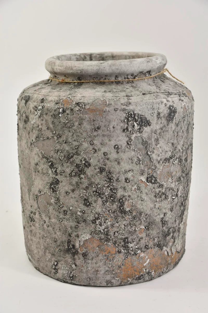 Vaas ''Raw'' 29x29x33cm Grey