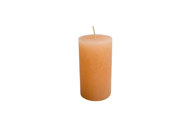 Kaars rustiek 110/60mm peach