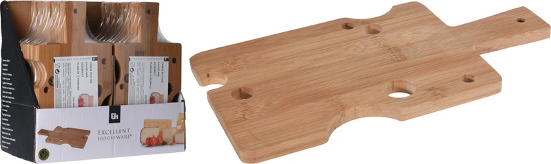 KAASPLANK BAMBOE NATUREL 29x15x1cm