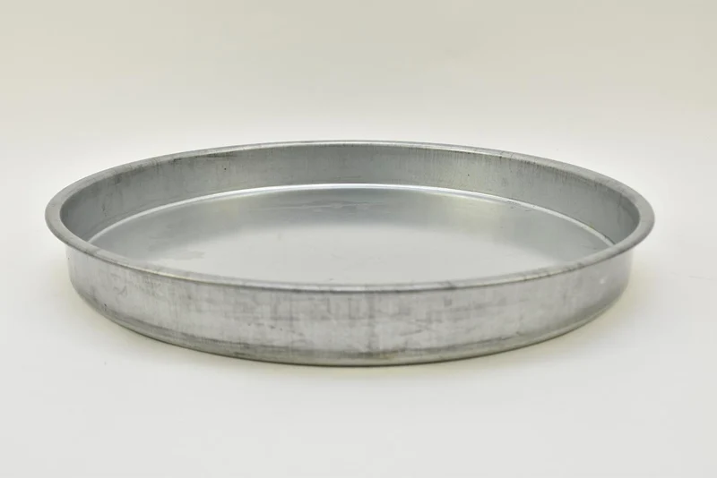 Zinkschaal met opstaande rand 40cm