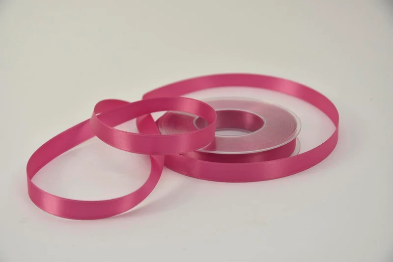 Satijnlint 15 mm x 25 mtr fuchsia