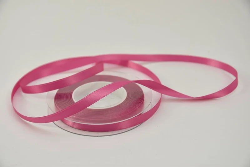 Satijnlint 10 mm x 25 mtr fuchsia