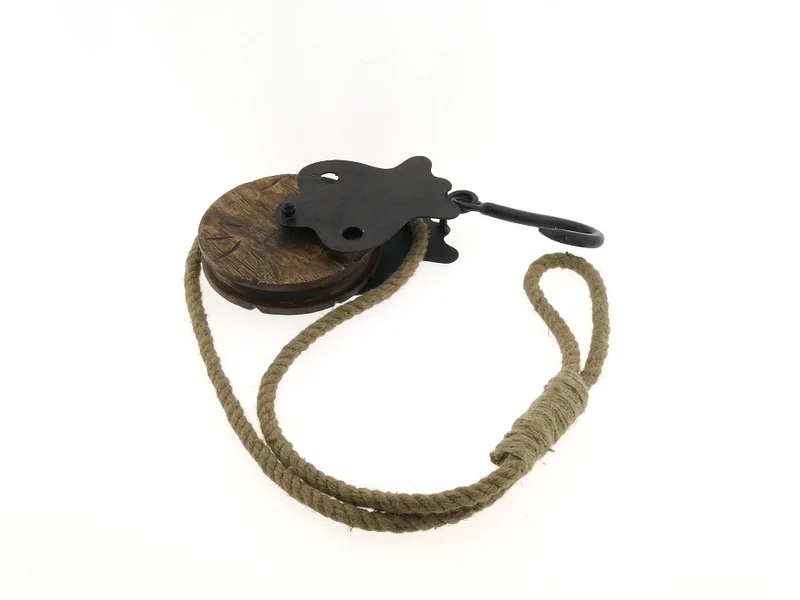 Hook Mtl/wood Brown/nat. 40cm