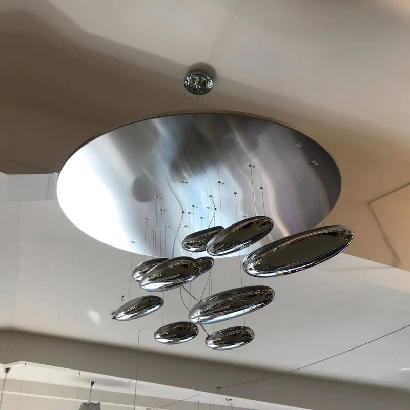 Artemide Mercury Sospensione Inox Pendelleuchte Edelstahl