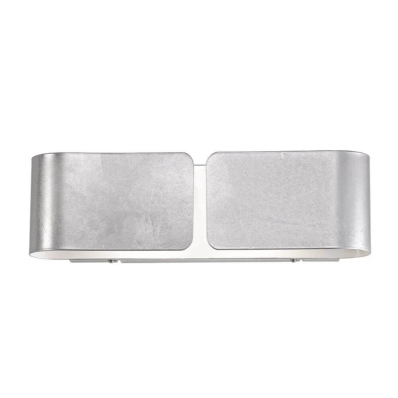 Clip Wandleuchte Up&Down 44cm Blattsilber