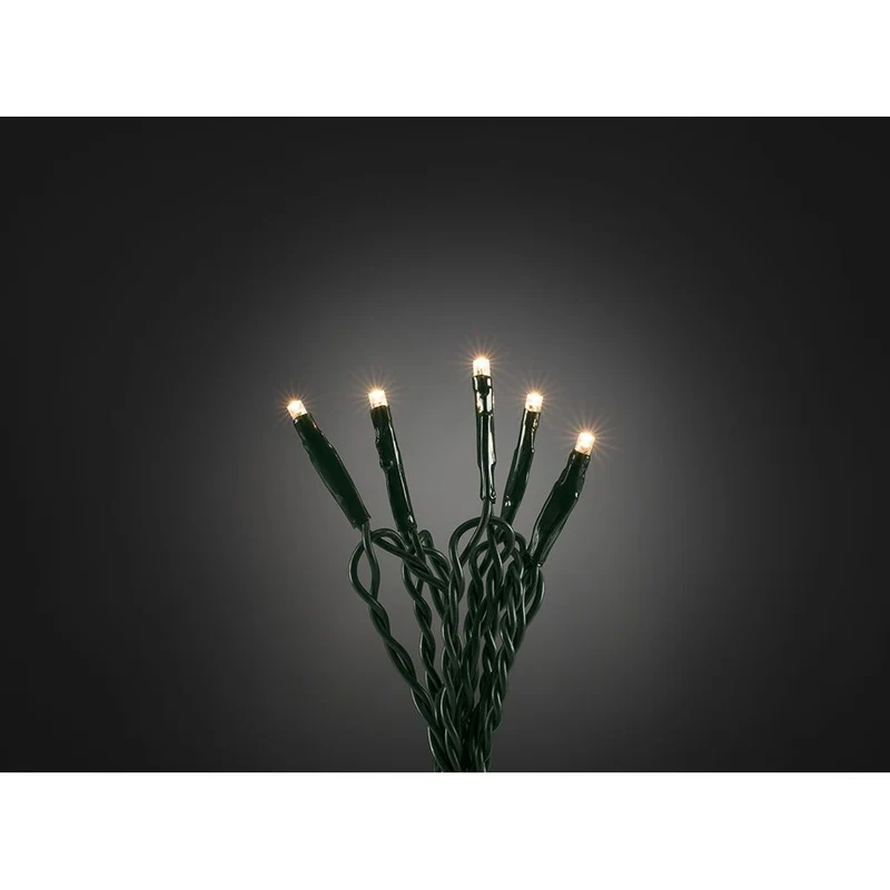 10m Micro LED Lichterkette 20 Warmweiße Dioden