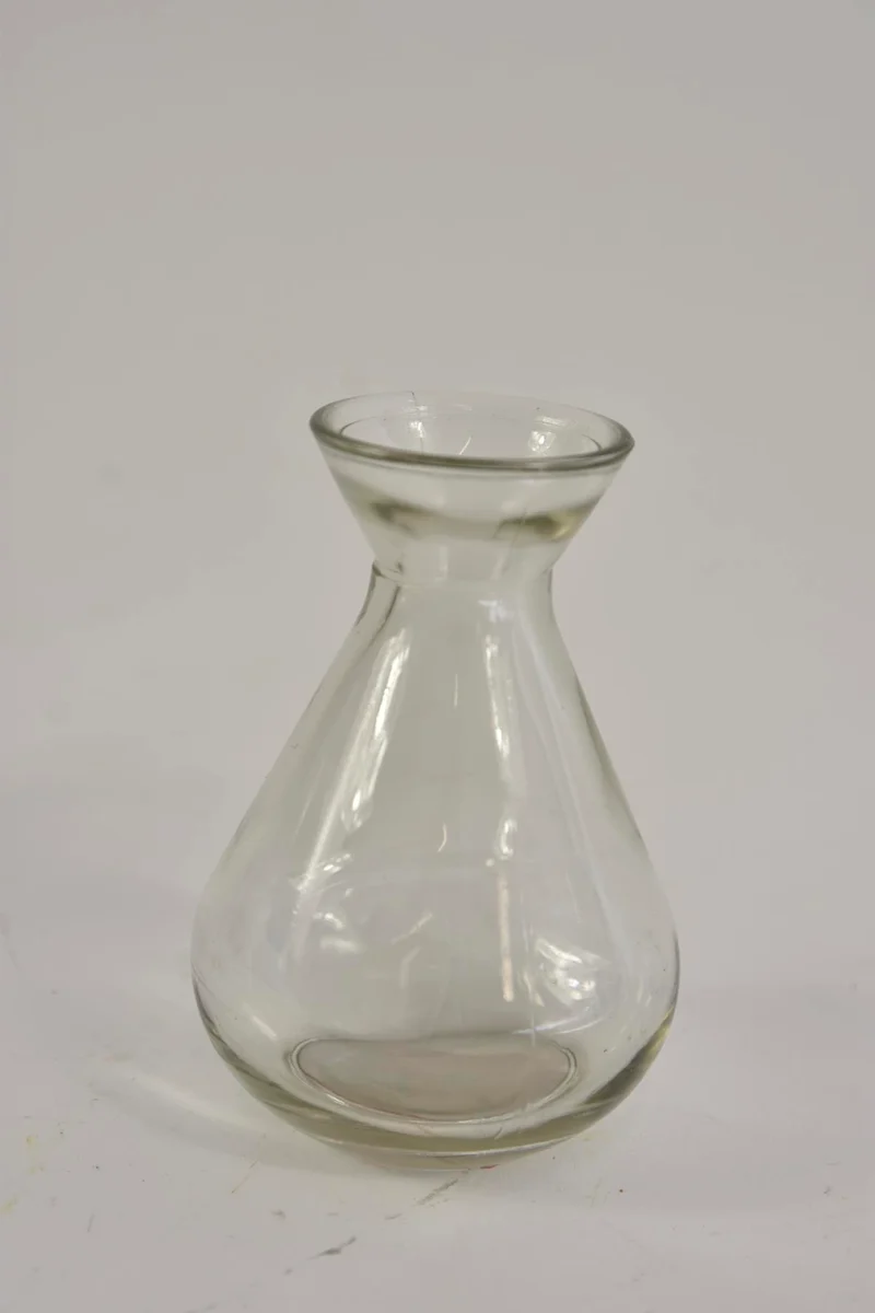 Fles glas BALI helder D7 H10cm