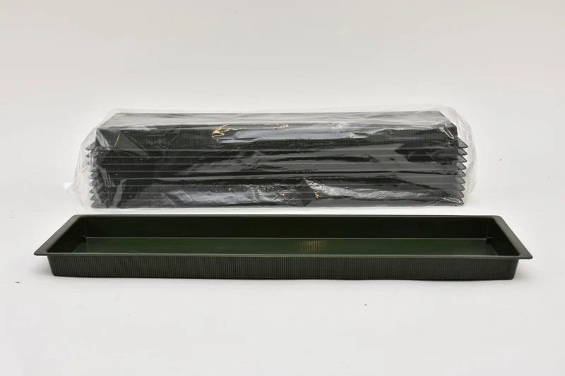Pak á 10 double brick tray green 50x12cm