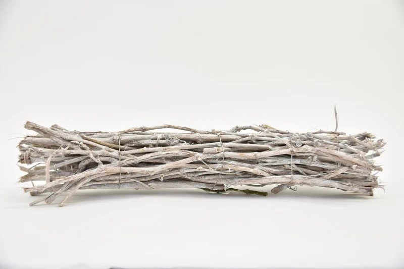 GRAPE BRANCH BUNDLE 60*15 CM WHITE WASHED