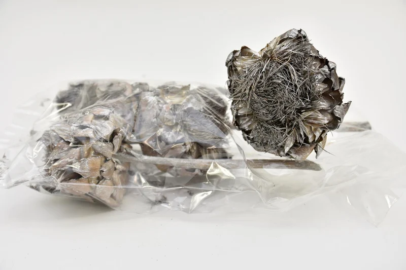 ARTICHOKE 4 PCS SILVER WASHED