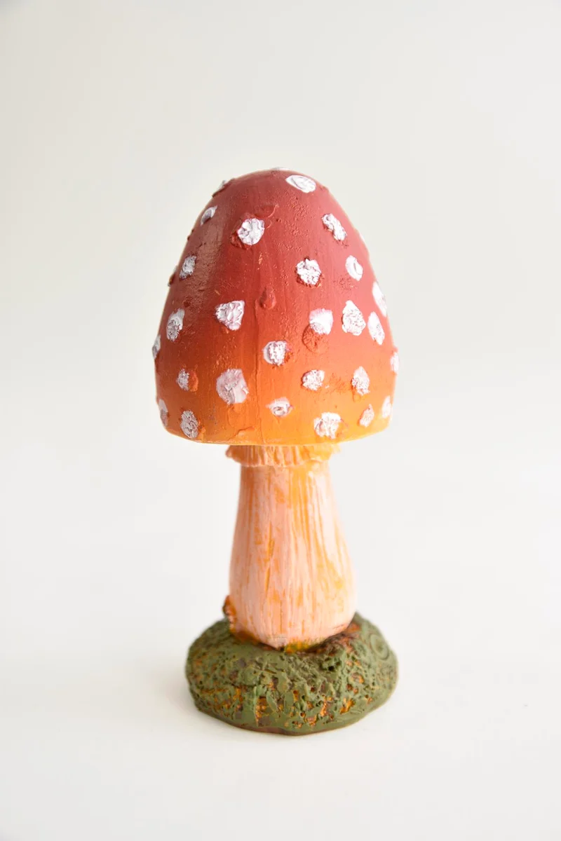 Paddenstoel bol - 6x6x13cm