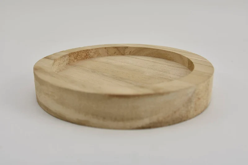 Houten plateau/onderbord naturel 15cm