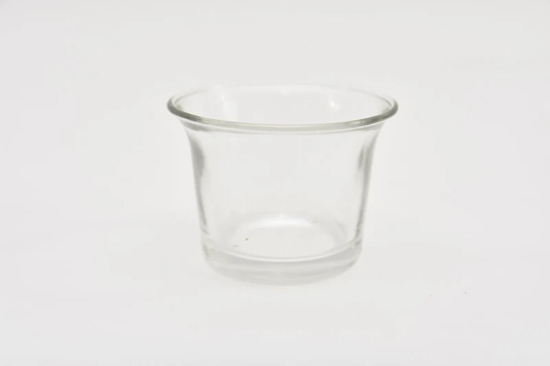 Doos á 24 Waxineglas uitlopend helder D6,7 H4,5cm