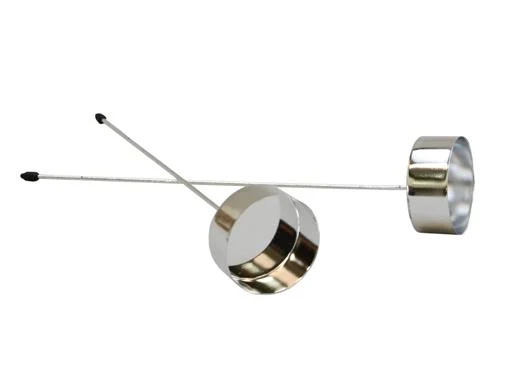 Waxinehouders op steker 10 stuks 20cm/42mm zilver