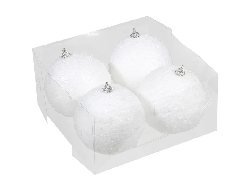 PET 4 ballen snow finish white 100 mm