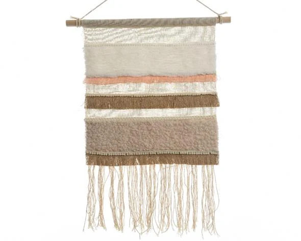 cot wall hanger with jute sand 1.5x40x52cm